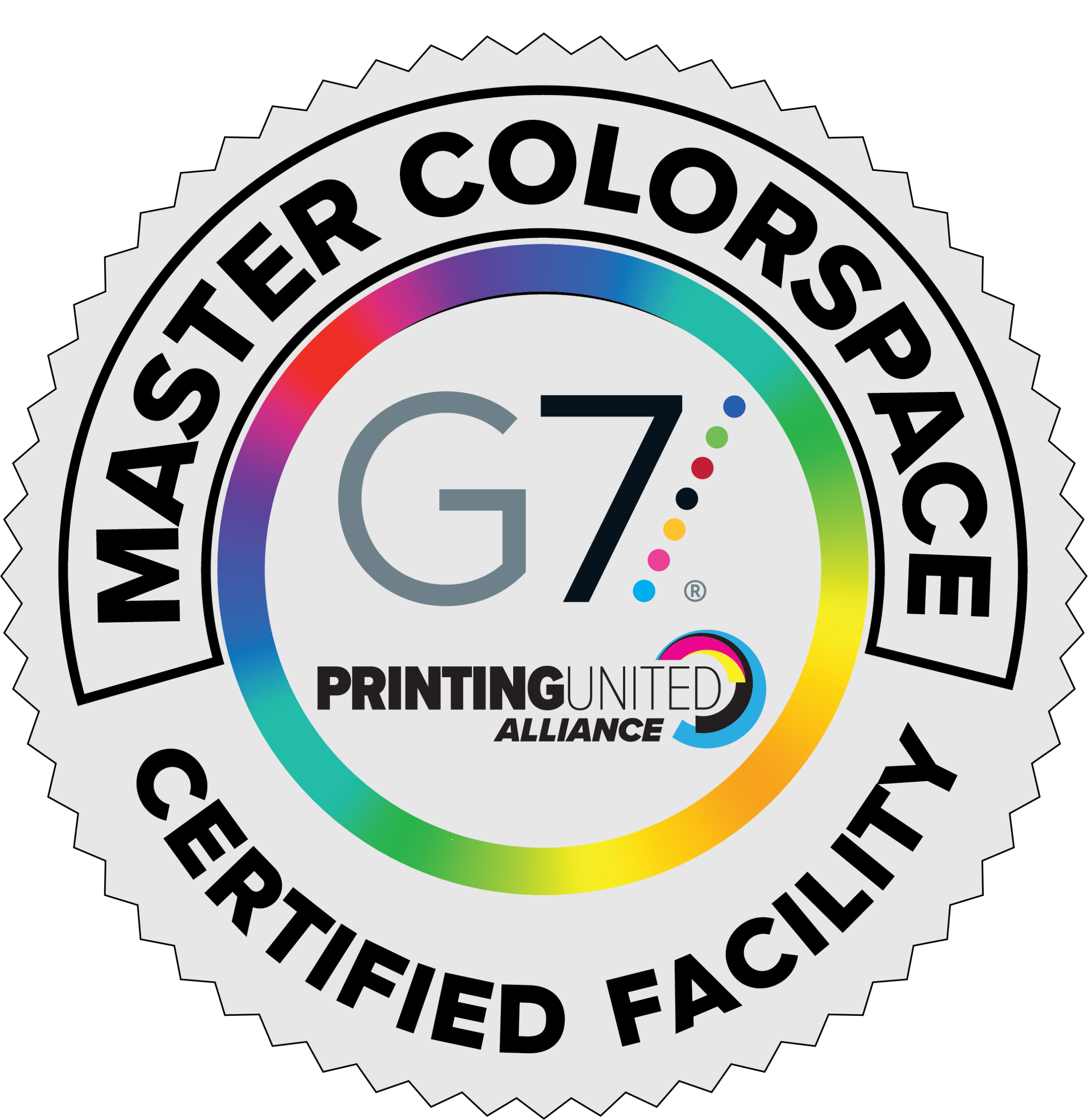 G7 Master Colorspace Certified Facility badge